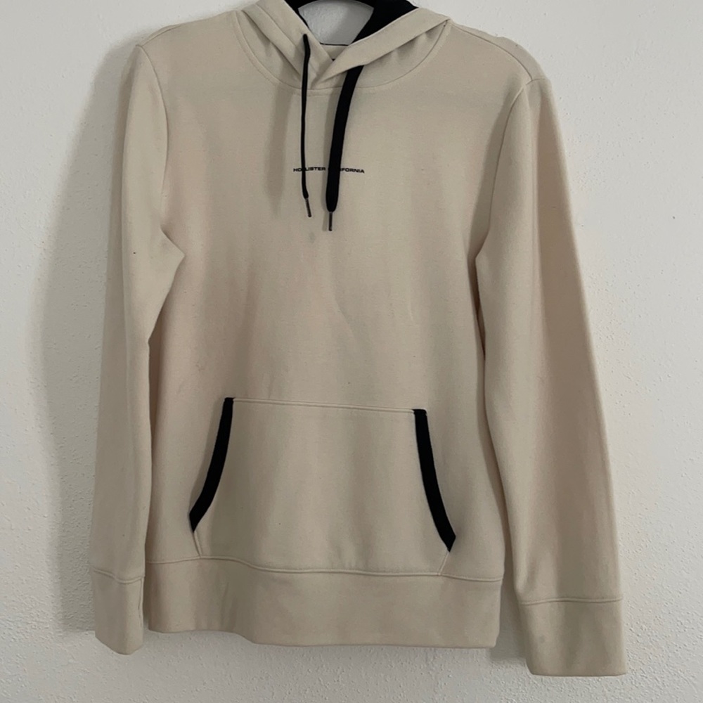 CREAM HOLLISTER CALIFORNIA HOODIE